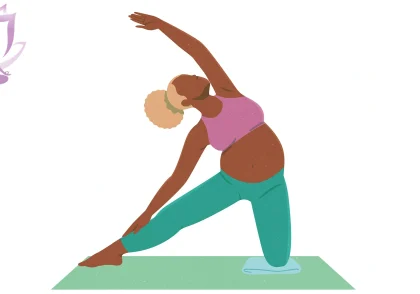 بهبود جریان خون در بارداری با یوگا